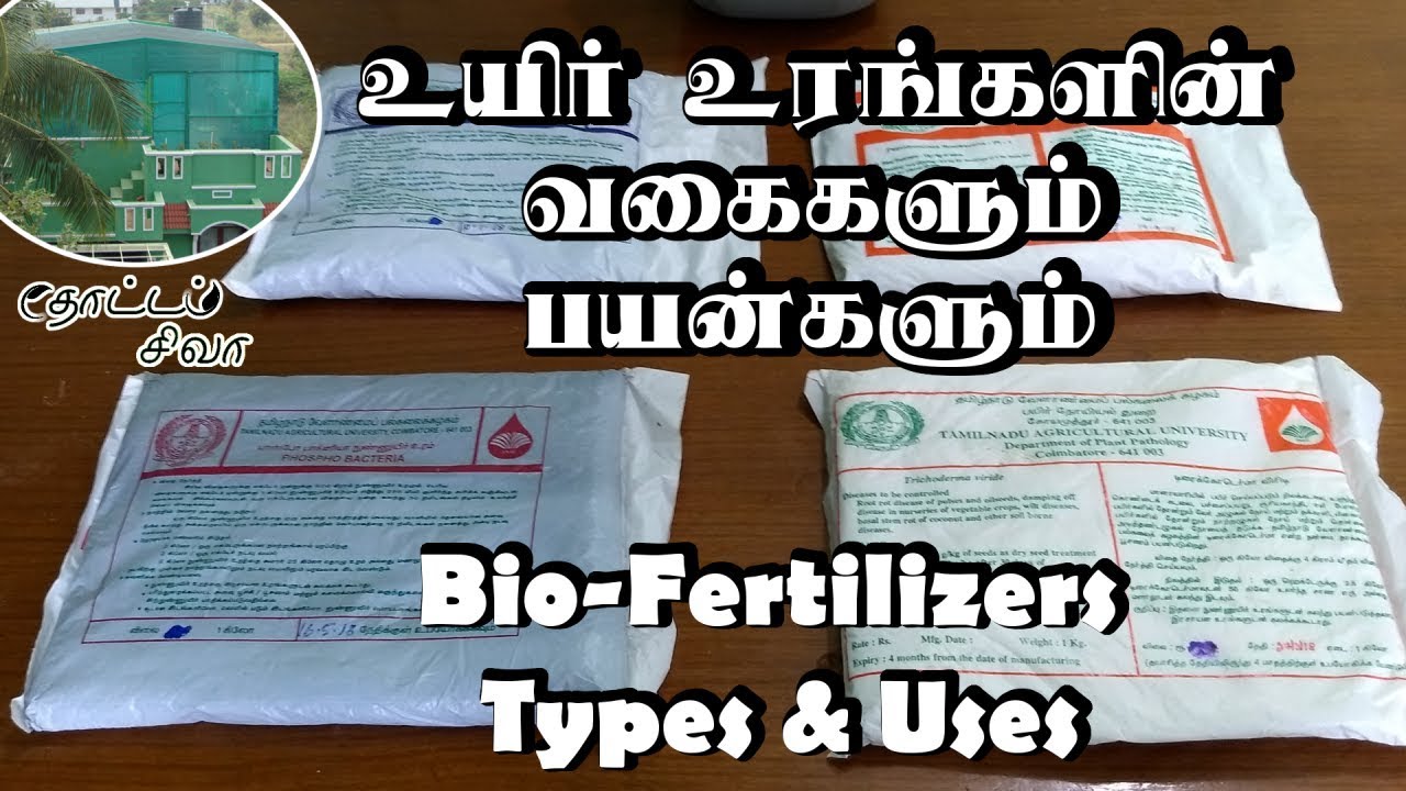 Biofertilizer Types and Uses | உயிர் உரங்களின் வகைகளும் பயன்களும் | Pseudomonas | Azospirillum