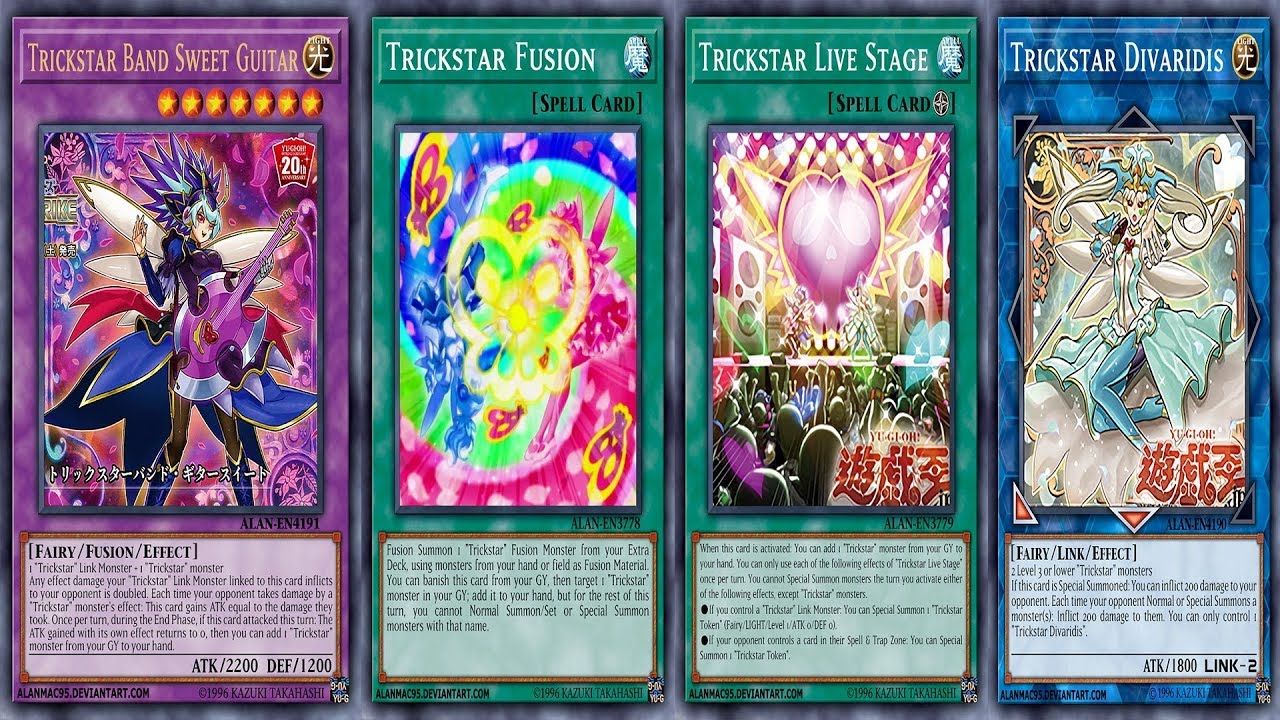 YGOPRO Trickstar Band Sweet Guitar Trickstar Divaridis  Trickstar Live Stage  Trickstar Fusion