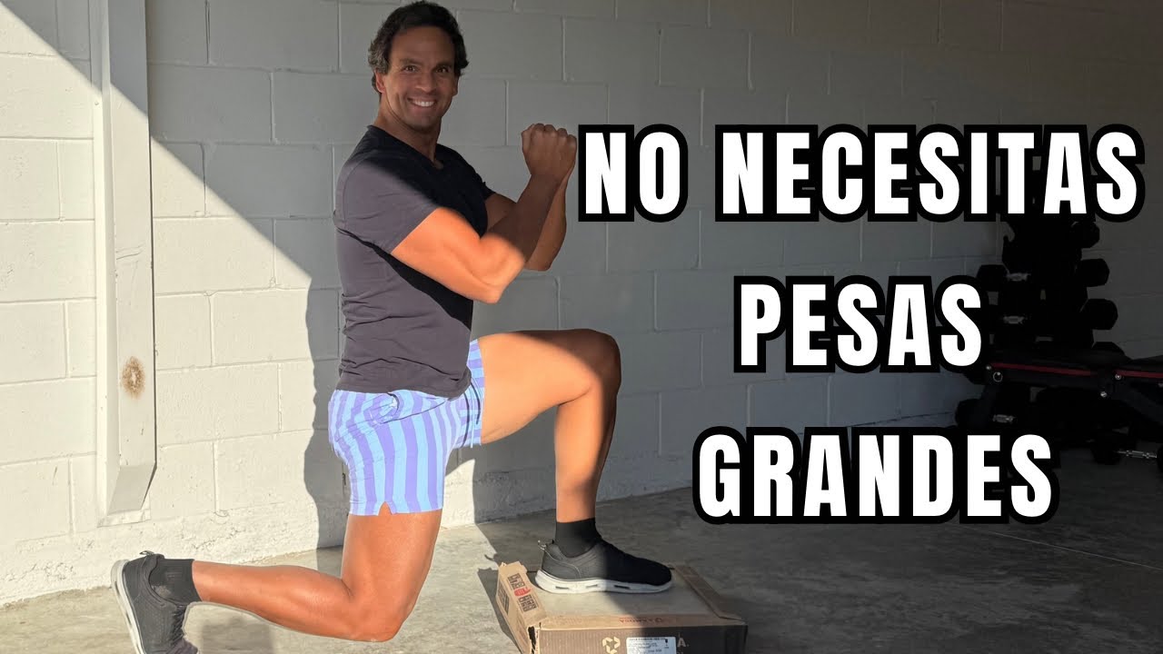 CÓMO CRECER GLÚTEOS Y PIERNAS SIN LEVANTAR MUCHO PESO