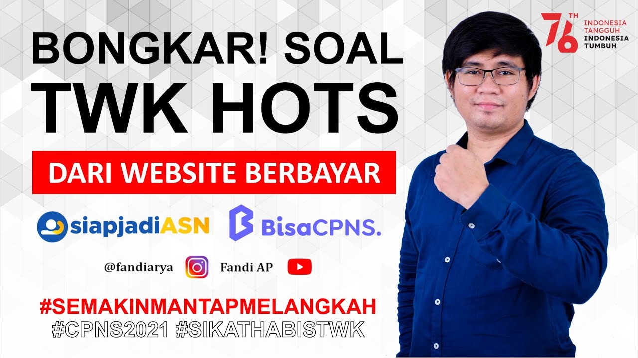 BONGKAR! SOAL TWK HOTS CPNS 2021 DARI WEBSITE PREMIUM