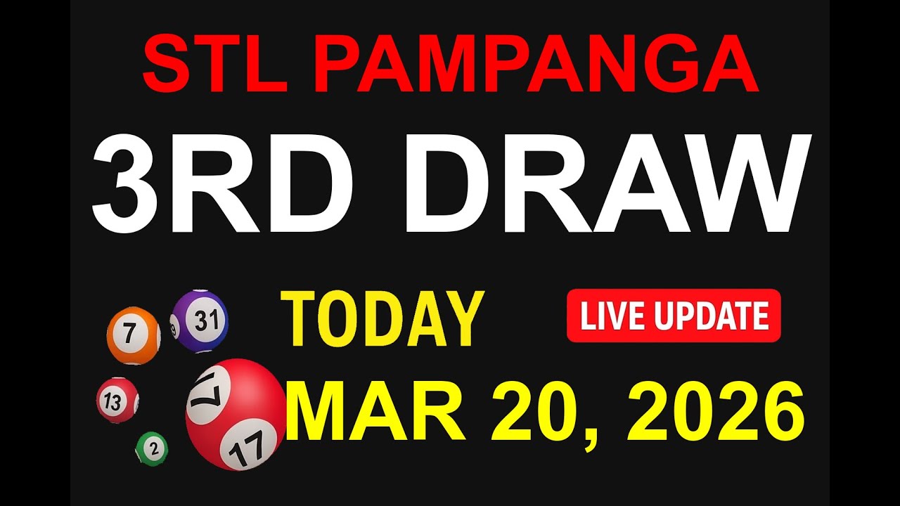 STL PAMPANGA 3RD DRAW - MAR 20, 2026 Results (LIVE UPDATE)
