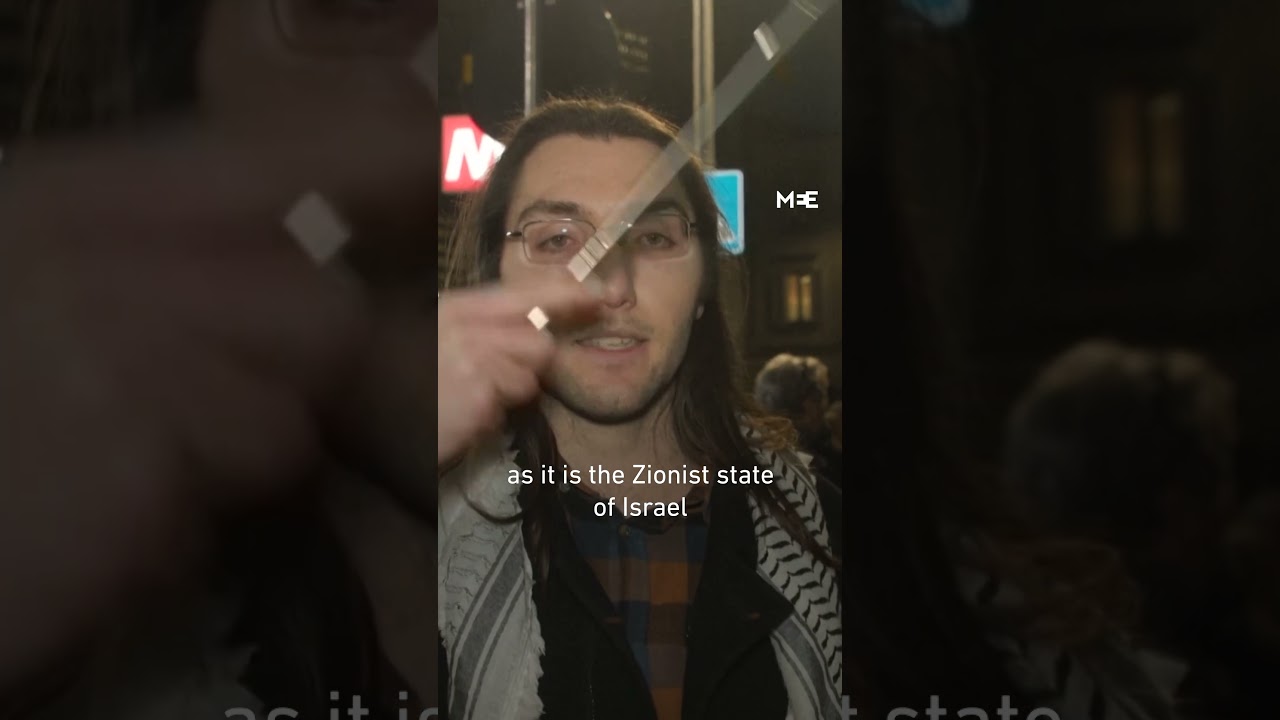 Pro-Palestinian activists in Milan protest Israel&rsquo;s participation in Olympics