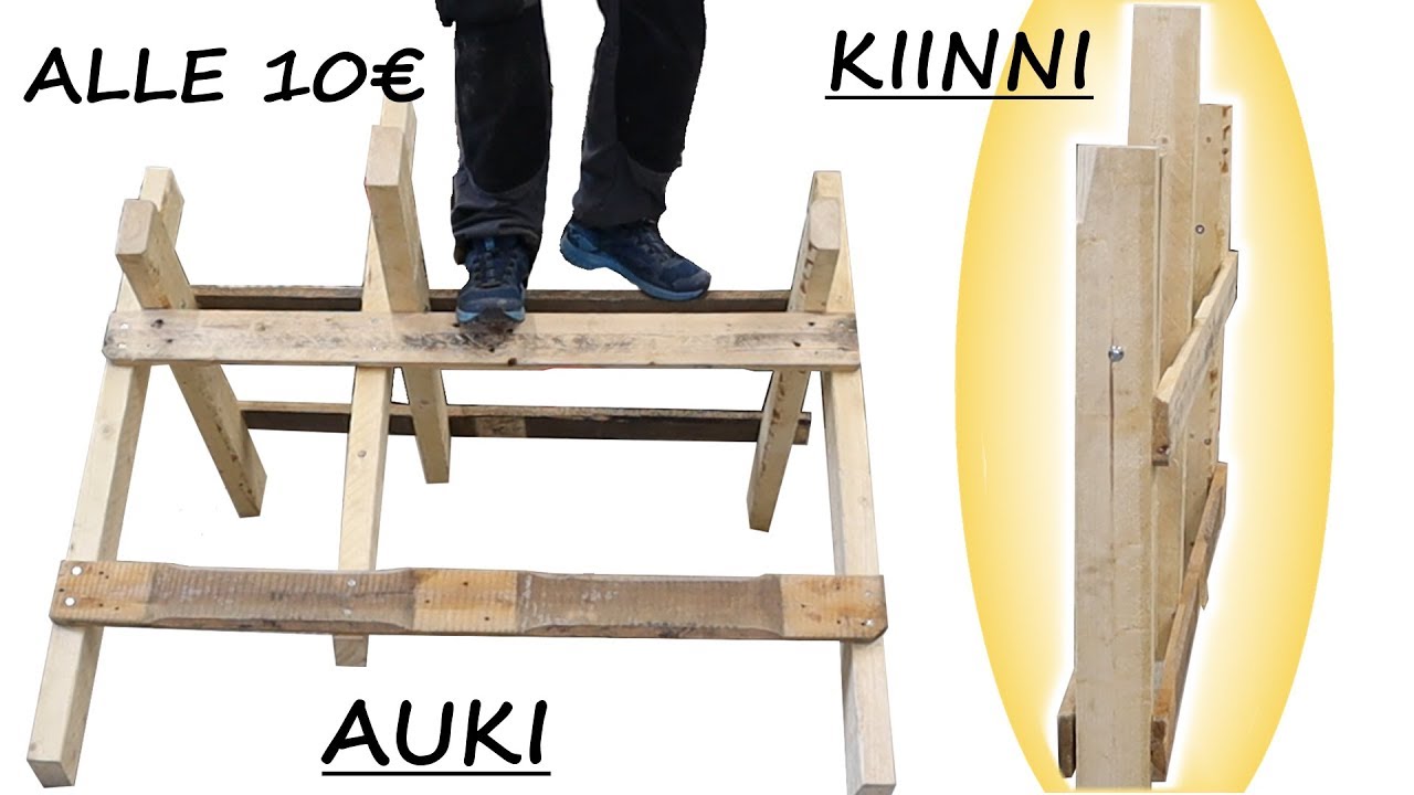 Sahapukin Rakentaminen (Kokoontaitettava!) | Paten Puuhanurkka