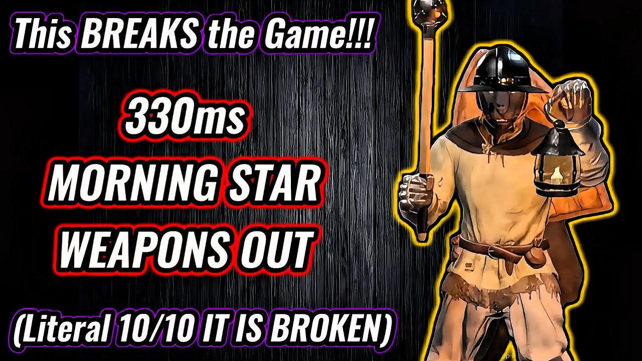 330ms MORNING STAR EQUIPPED Cleric BREAKS THE GAME | Dark and Darker