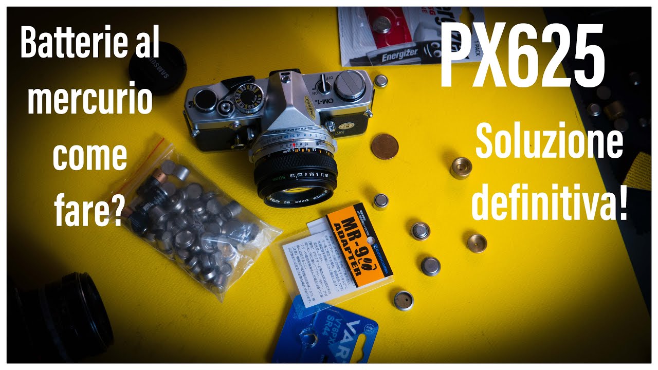 Batterie al MERCURIO soluzione Definitiva! MR9 Adapter PX625 , quale comprare e come si usa!