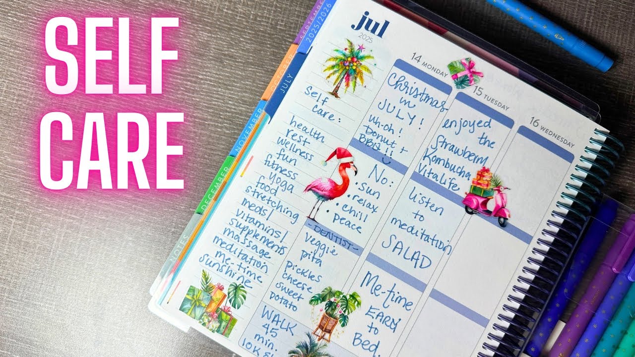How to Track Your Self Care | EC Life Planner