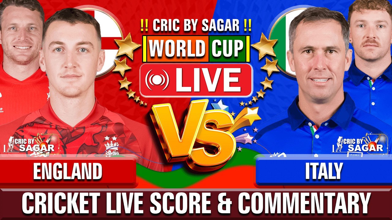 England vs Italy | ENG vs ITA | Cricket Live Score & Commentary