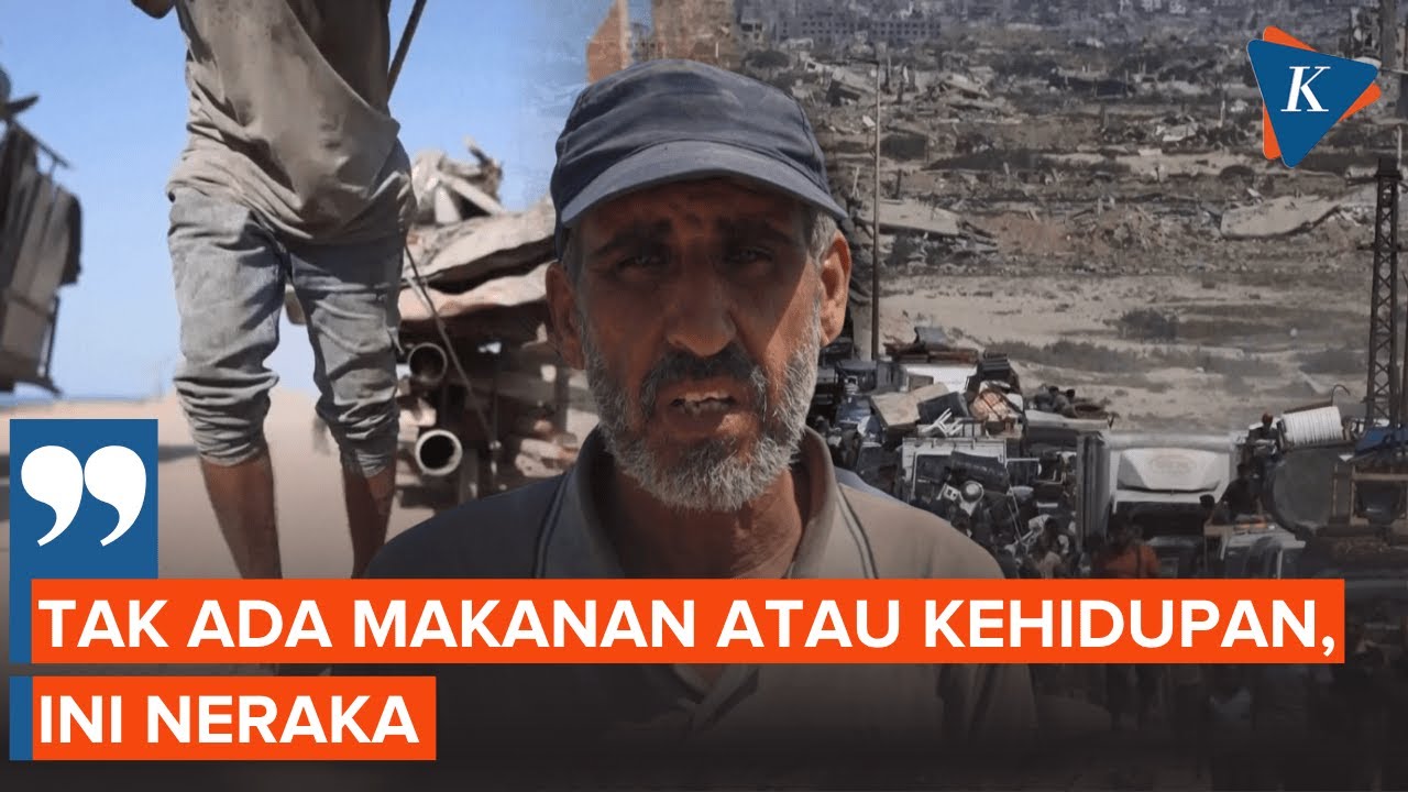 Hidup seperti di Neraka, Warga Palestina Tinggalkan Gaza Saat Sikap Hamas Dinanti