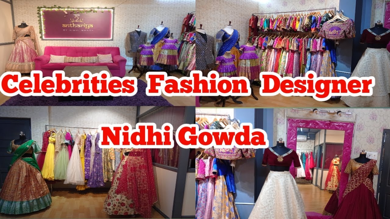 Celebrity Fashion Designer Studio l #NidhiGowda l Anthariya Silk & Sarees l #Anthariya