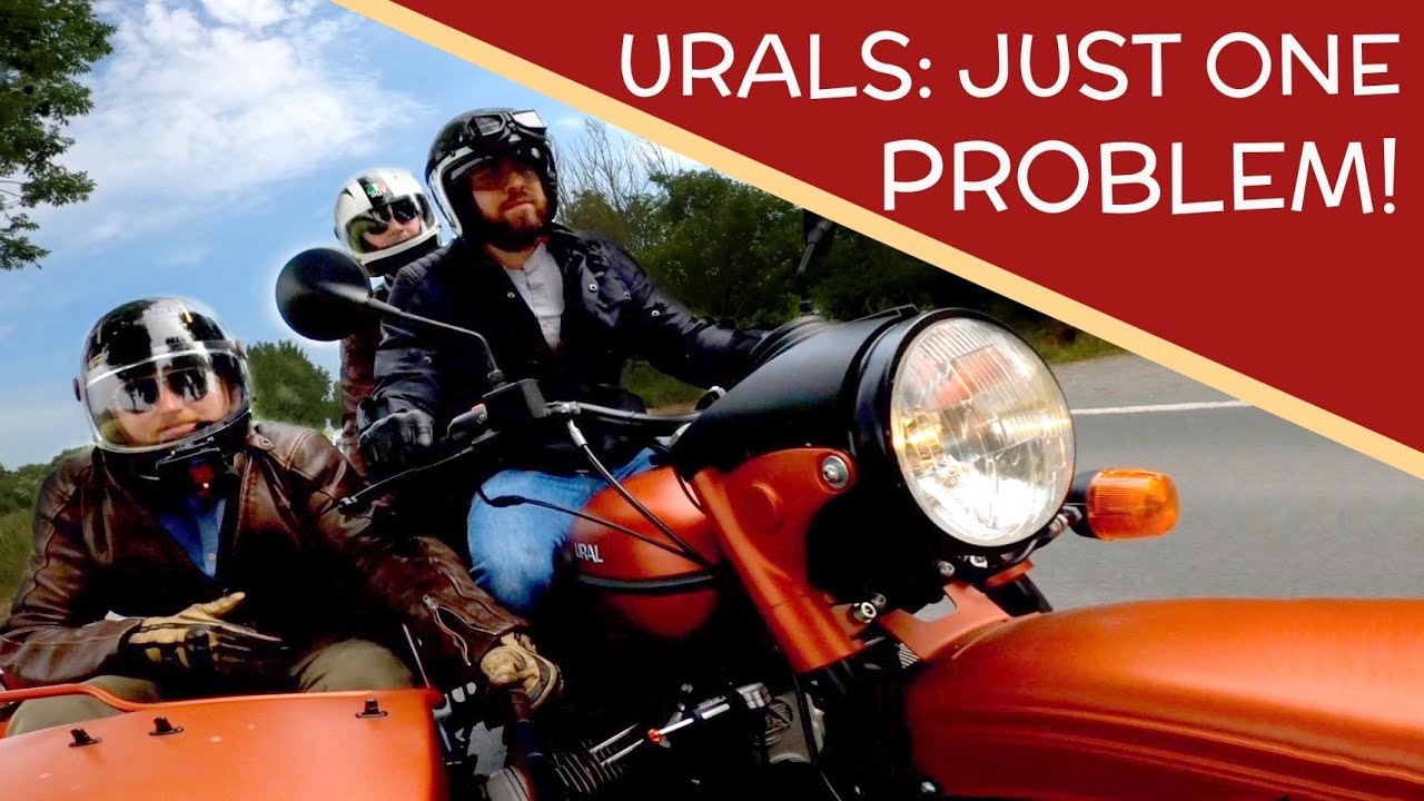 Ural Motorcycle: 3-Up on 3 Wheels! Sidecar Fun in France