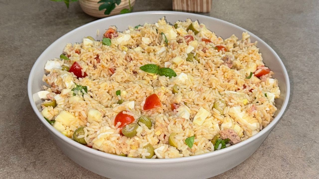 INSALATA DI RISO FACILE E VELOCE