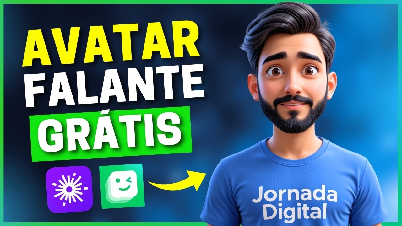 😱 INCRÍVEL! IA GRÁTIS para criar personagem falante 3D