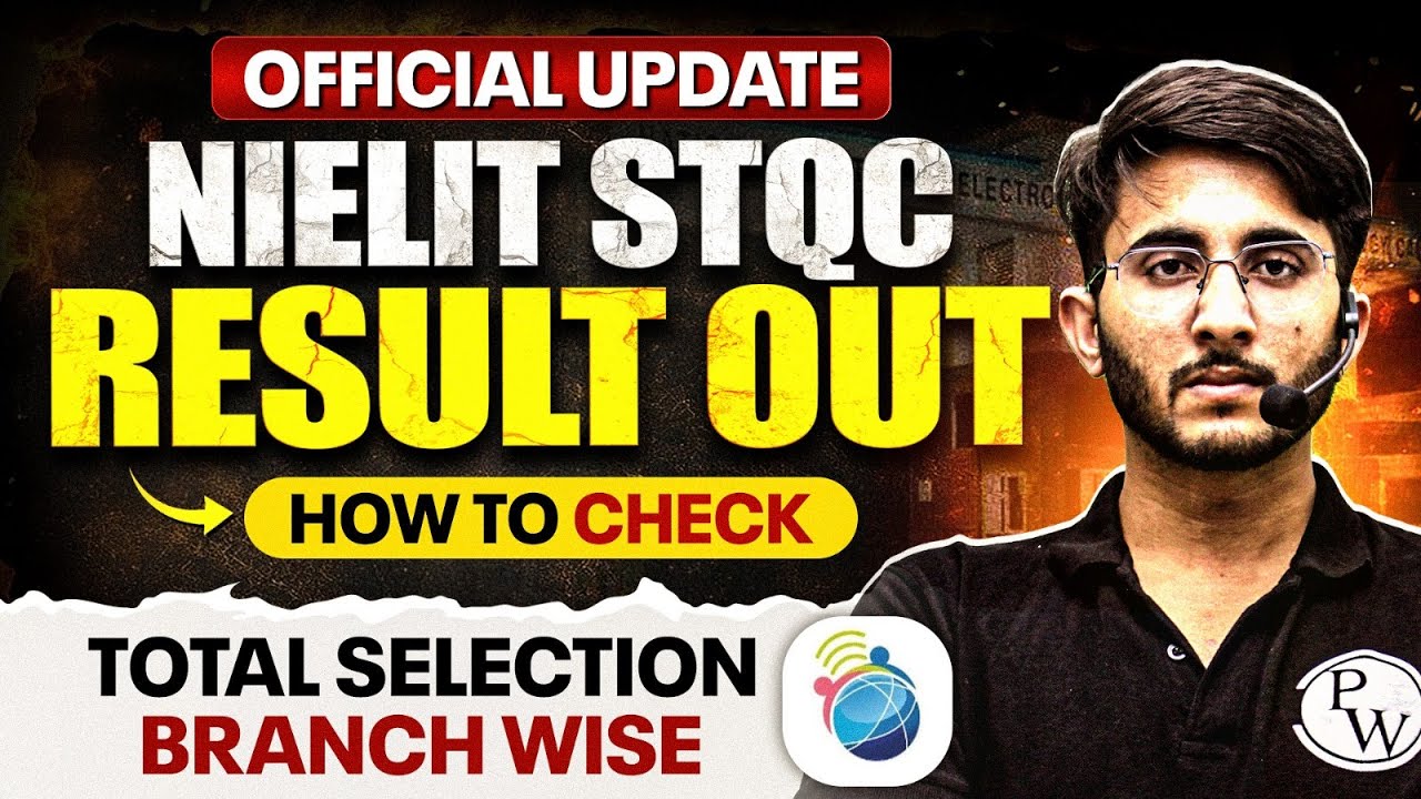NIELIT STQC Final Result Out | How To Check Result | Branch Wise Selection Analysis