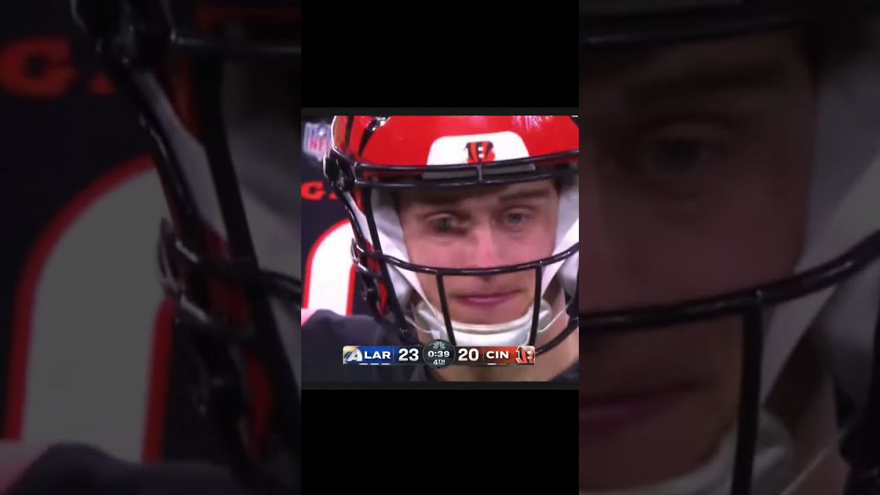 Joe Burrow Reaction to LOSING the SUPERBOWL