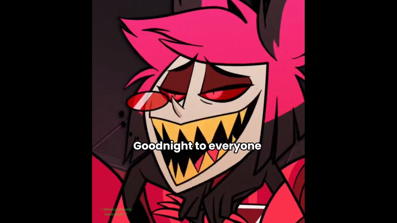 ❣ Alastor Says Goodnight ... Except To Vox :) ❣ | HAZBIN HOTEL MEME ( EDIT )