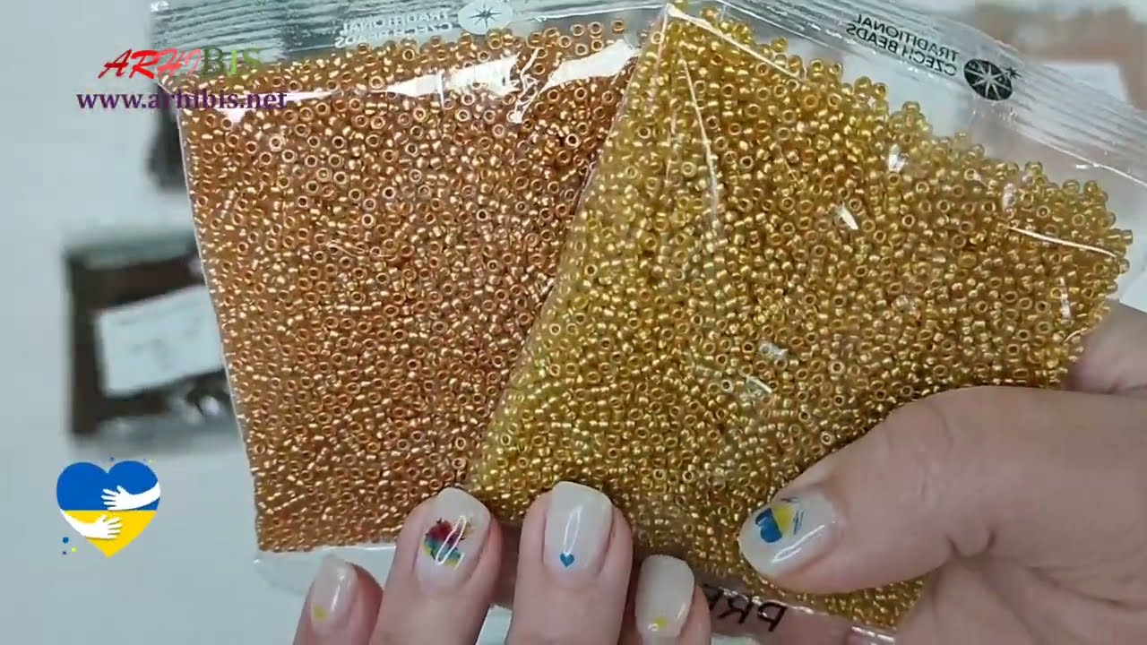 Розбираємо посилку з чешським бісером Preciosa 😍