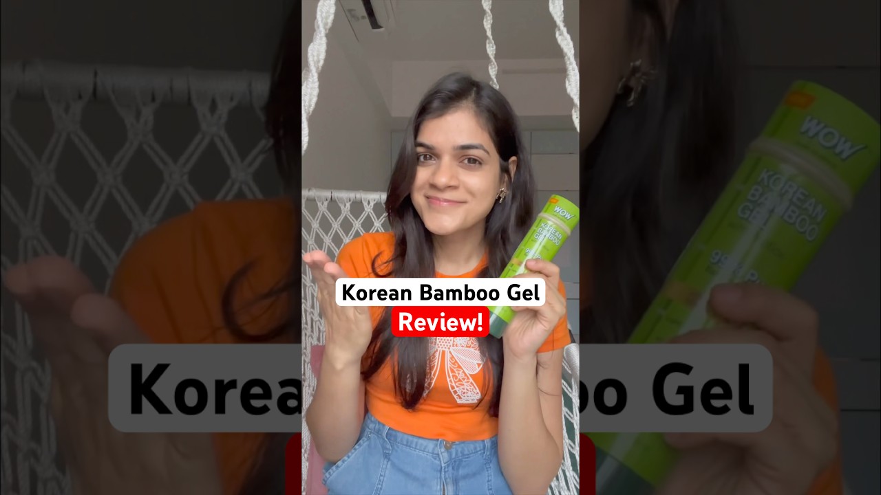 Korean Bamboo Gel *HONEST REVIEW* | Wow skin science bamboo gel | Uses of Bamboo Gel | Khushi Nagda