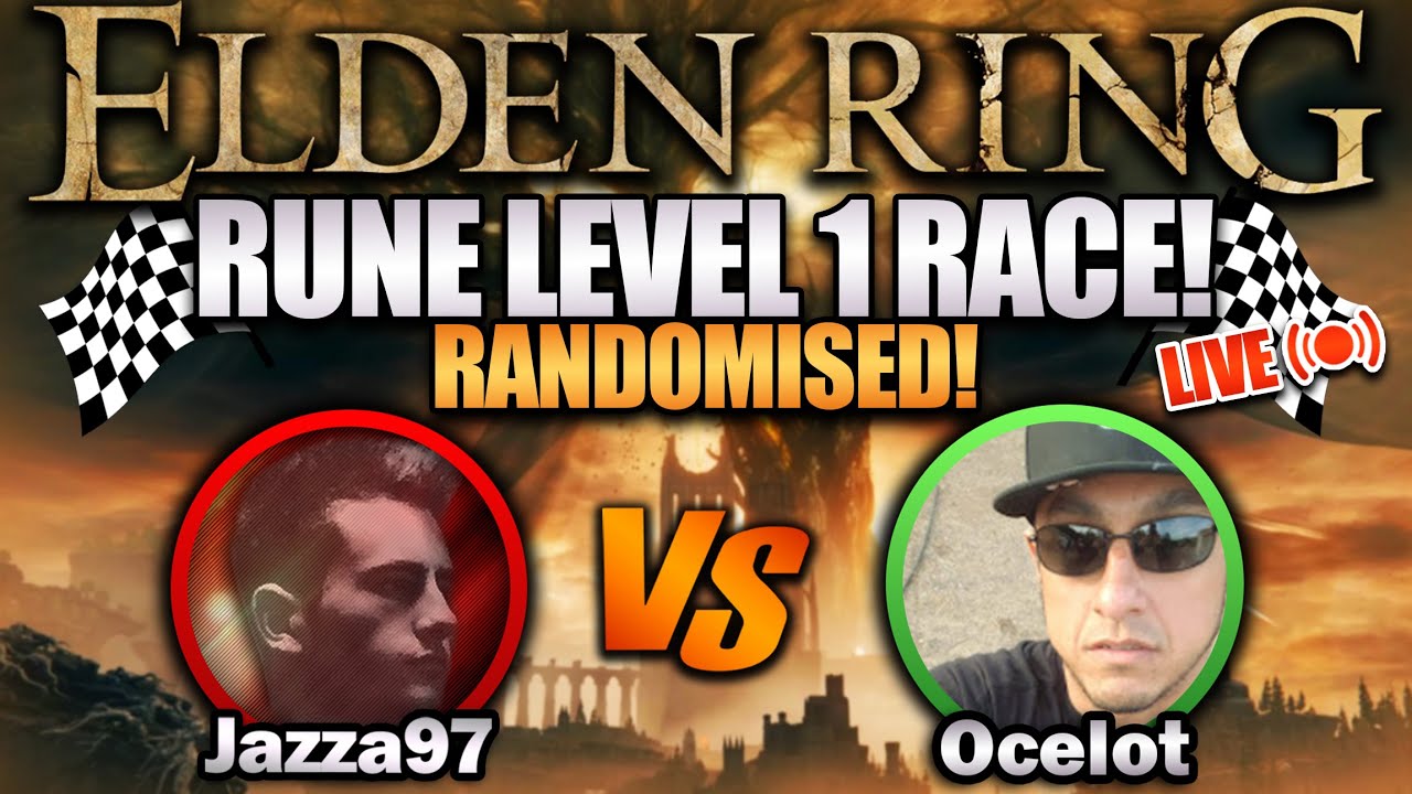 Elden Ring RANDOMIZED RUNE LEVEL 1 SPEEDRUN RACE! (vs  @tkcjazza )