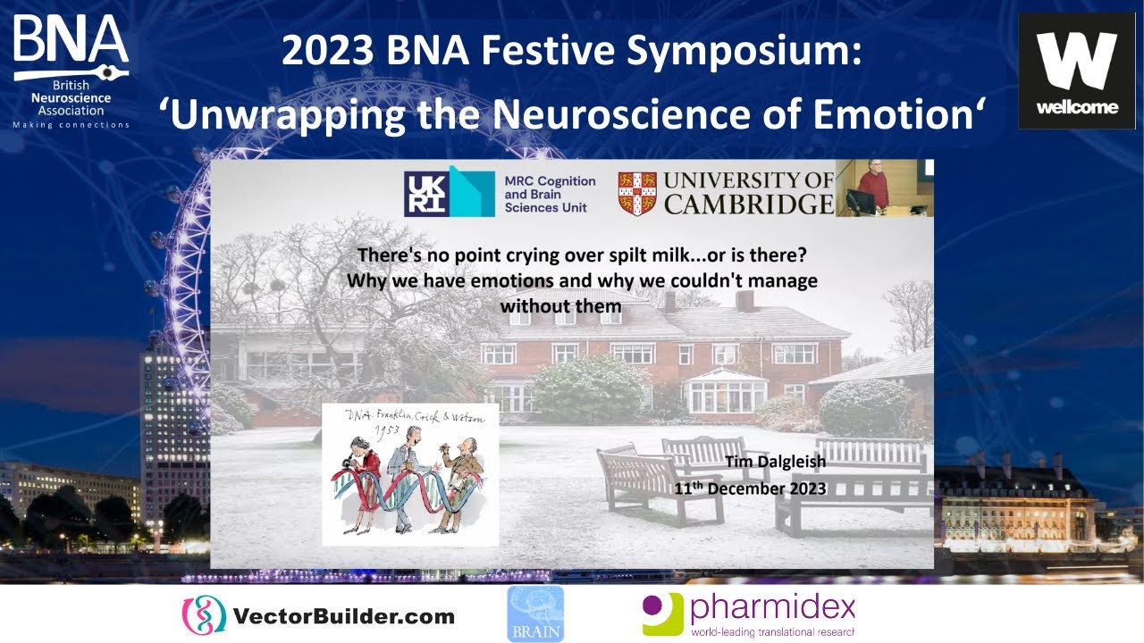 Why we have emotions and why we couldn't manage without them - Professor Tim Dalgleish