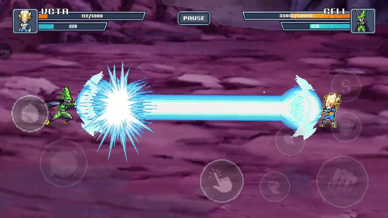 Vegeta vs cell legend warriors