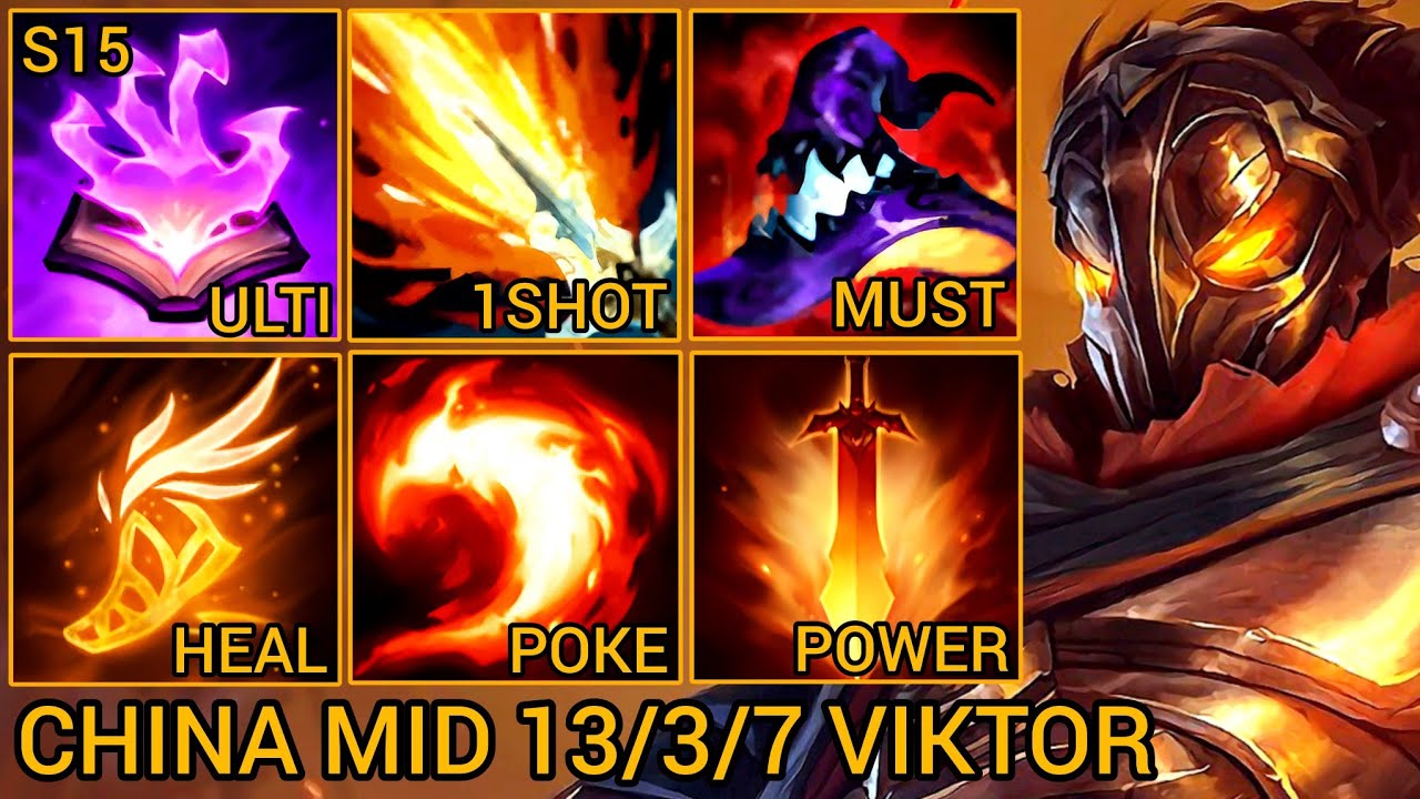 Sovereign Viktor 13/3/7 - China Server Top 1 Wild Rift High Elo Tier Gameplay, Builds & Runes
