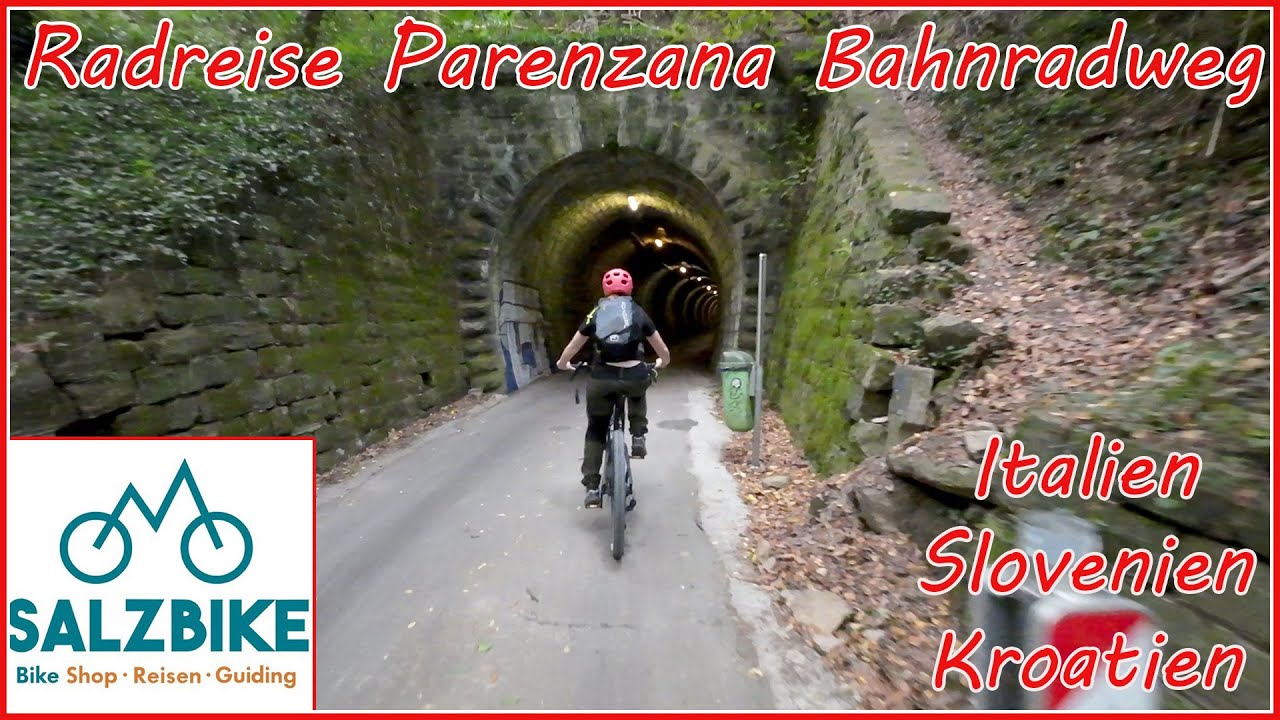 Parenzana Radweg Slovenien-Kroatien mit Salzbike