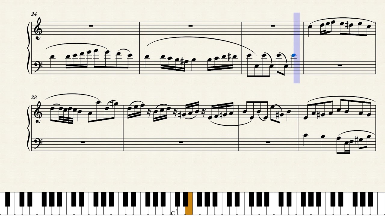 BB Channel Theme Piano Sheet