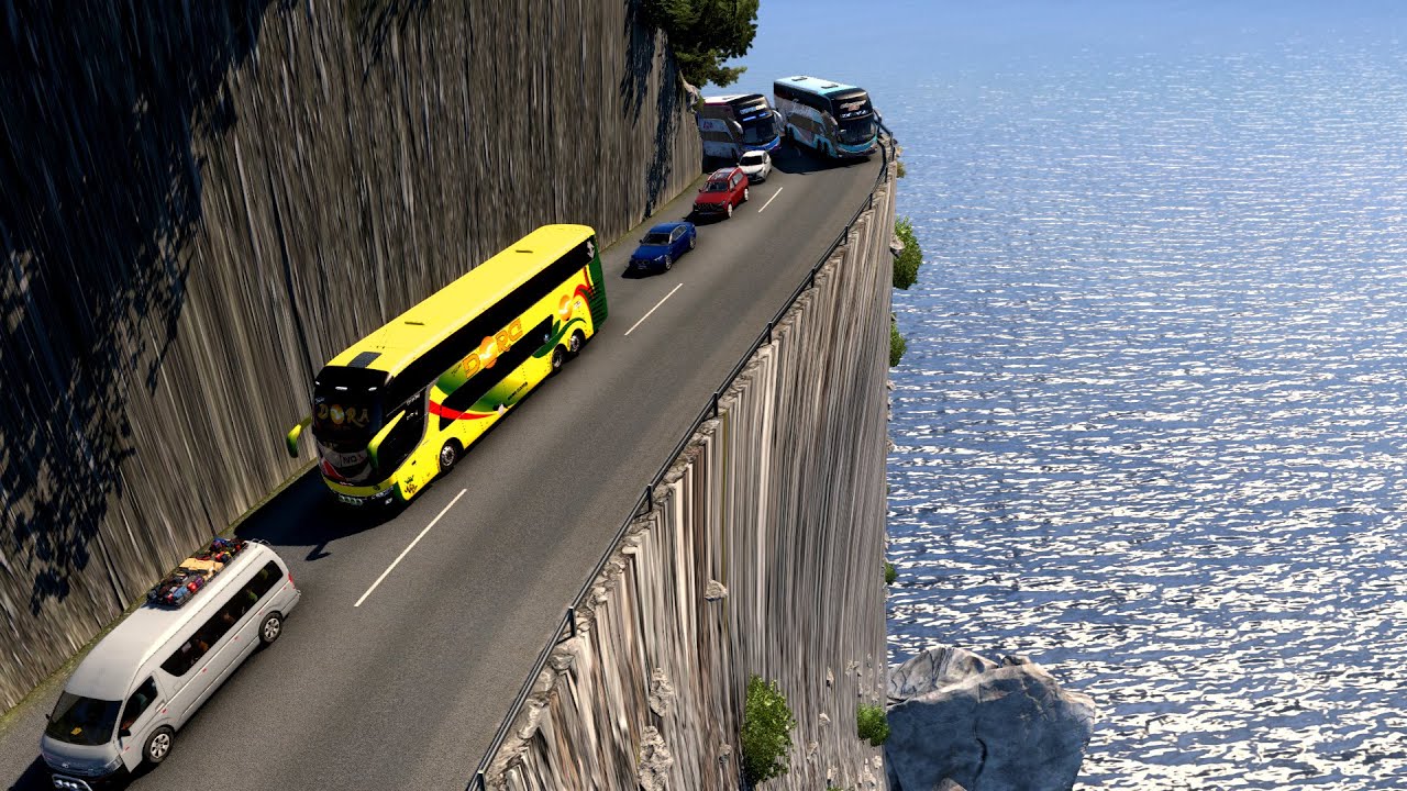 Deadly Roads | World’s Most Dangerous Roads | Bus on Dangerous Mountain Road | Extreme Road