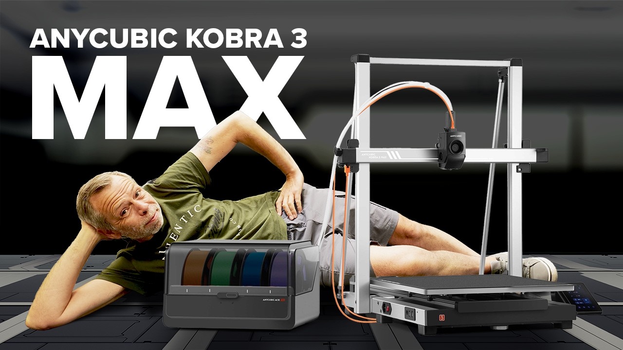 Распаковка, сборка и первые впечатления AnyCubic Kobra 3 MAX - BIG BED SLINGER!