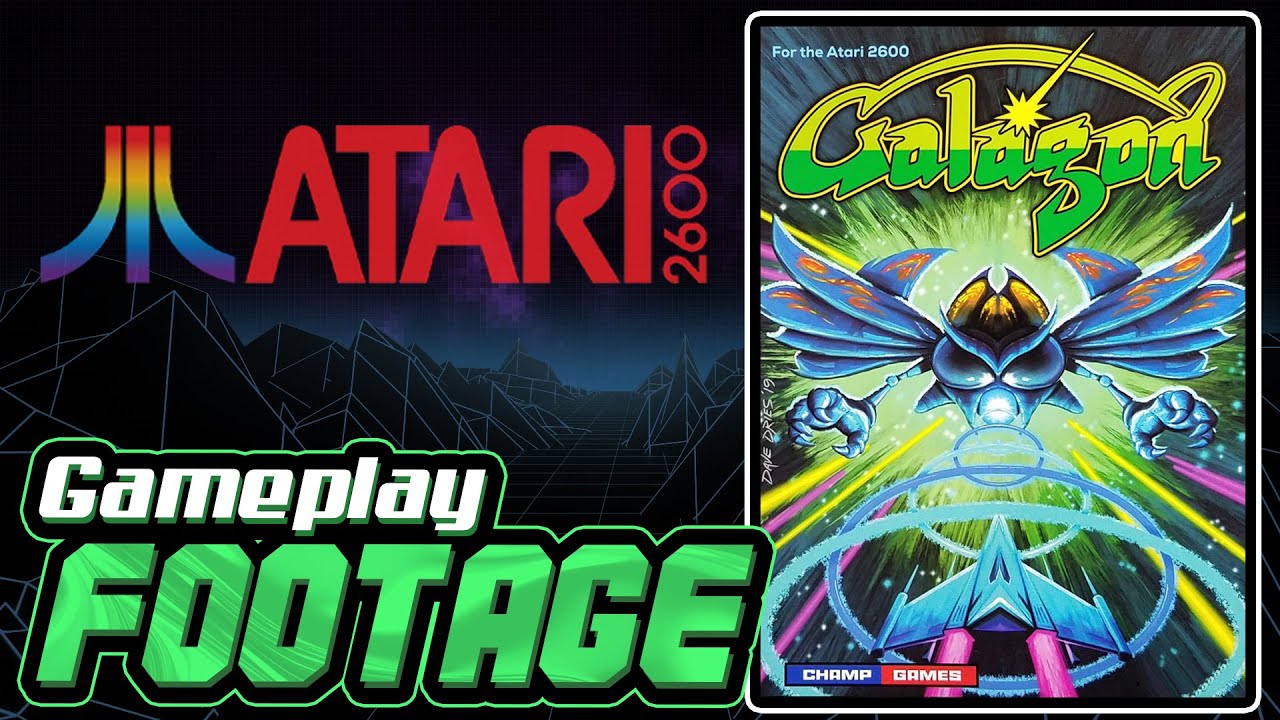 Galagon Gameplay Footage for Atari 2600