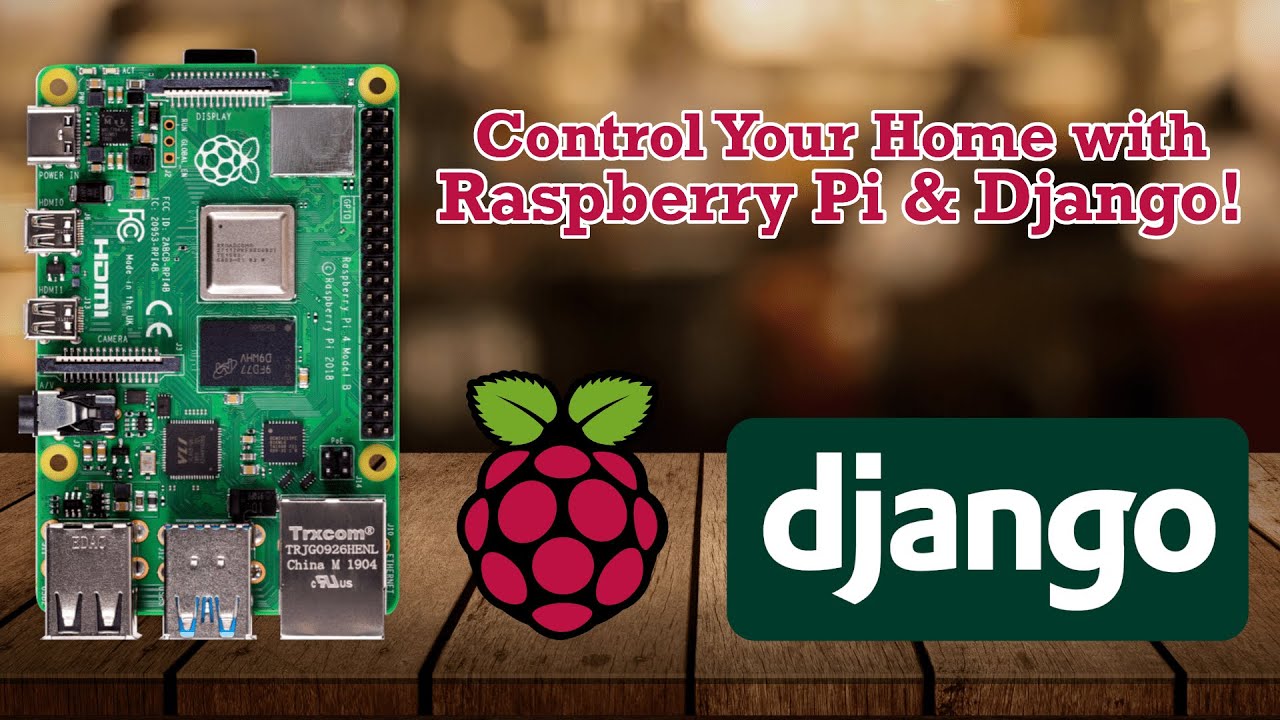 Home Automation with Raspberry Pi and Django | Control LEDs via Web App