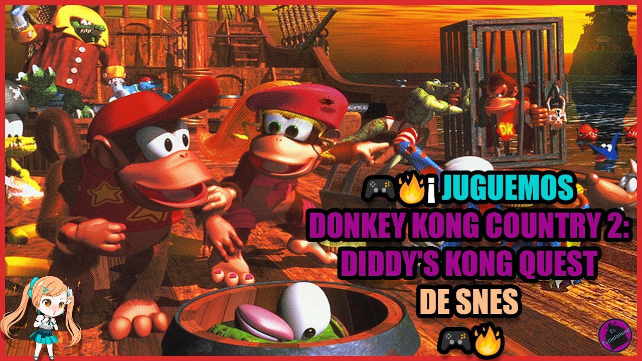 Donkey Kong Country 2 en VIVO 🐒🔥 | Clásico del SNES en El Tecnodromo