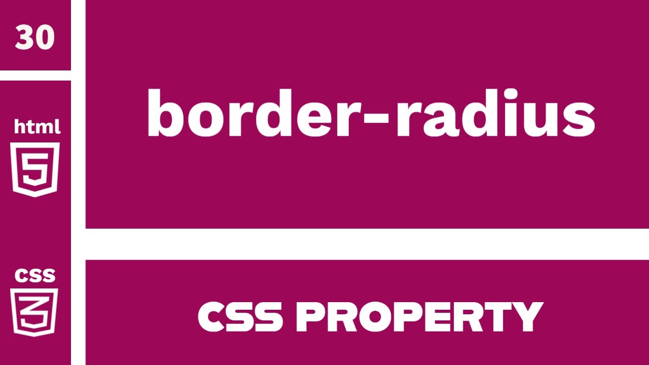CSS Property : border-radius explained !