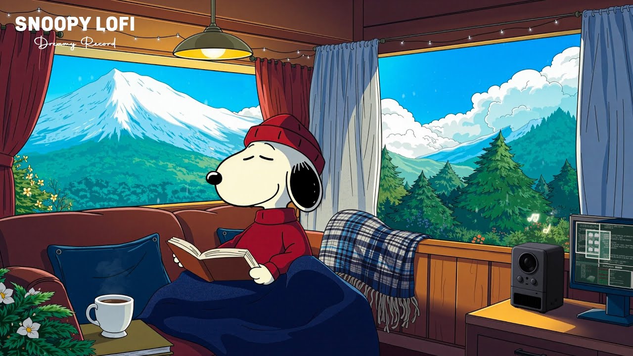 Study Chill Zone ✨ Lofi HipHop Beats | Soft Melodies to Keep You Focused ~ Chill with Snoopy