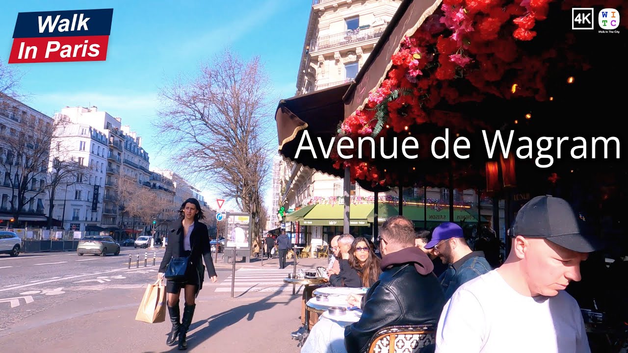 Avenue de Wagram (4K) | Paris Walking Tour