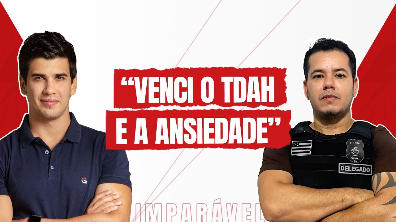Venceu o TDAH, a ansiedade e 10 anos de faculdade: hoje é Delegado! | Vitor Leite de Lima (02/10)