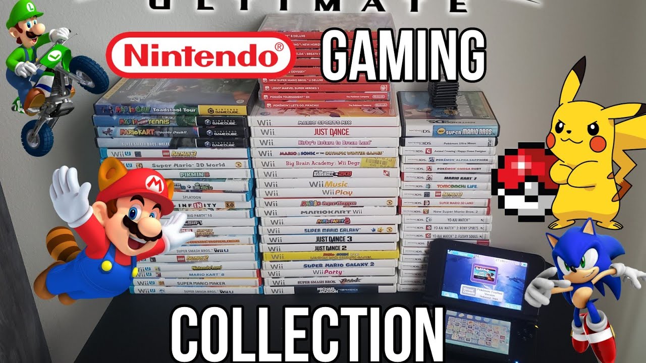 the ultimate nintendo gaming collection..... (Gamecube, NDS, Wii, 3DS, Wii U, Switch)