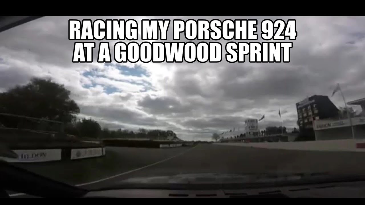 I raced my Porsche 924 around Goodwood race circuit