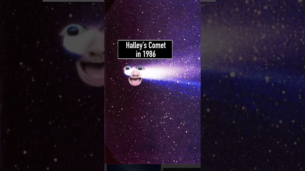 Halley&rsquo;s Comet orbital period 💫  #astronomy #space #comets