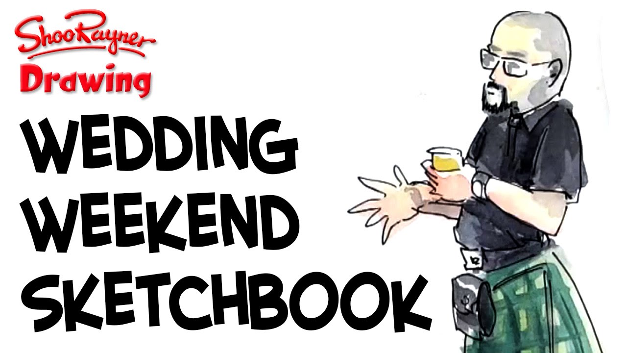 Look inside my Wedding Weekend Sketchbook