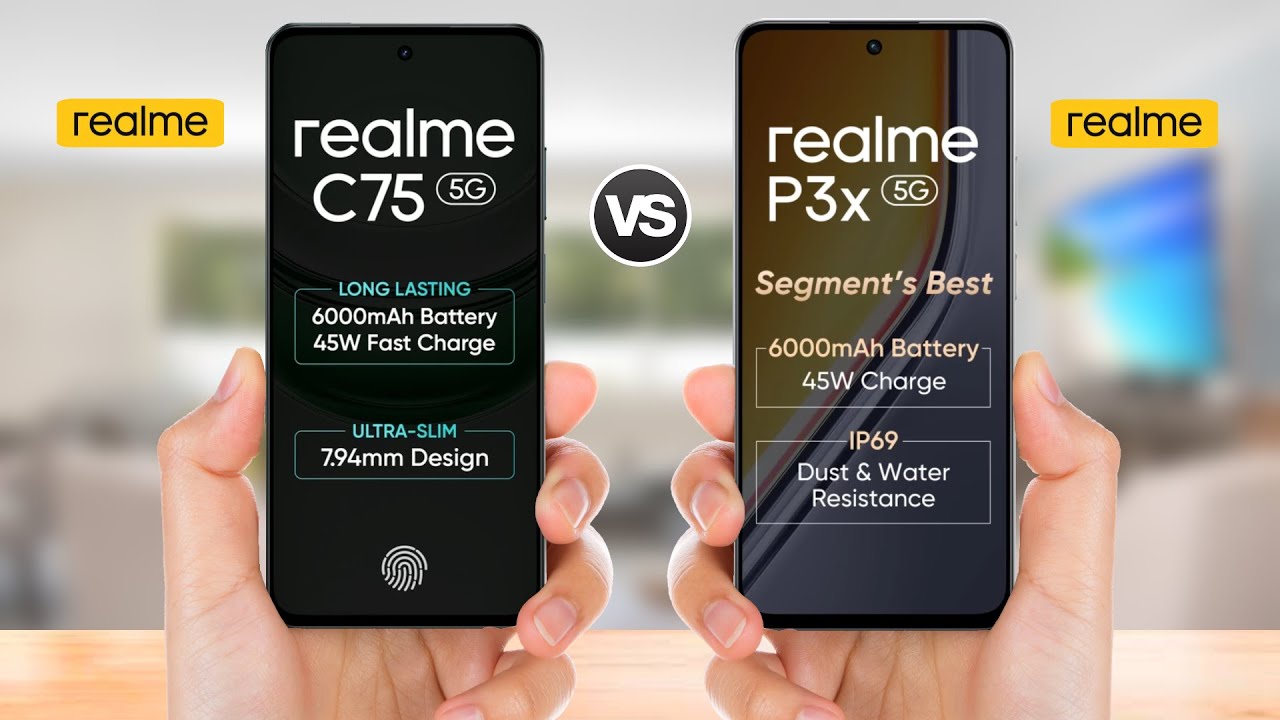 Realme C75 5G vs Realme P3X 5G || Full Comparison