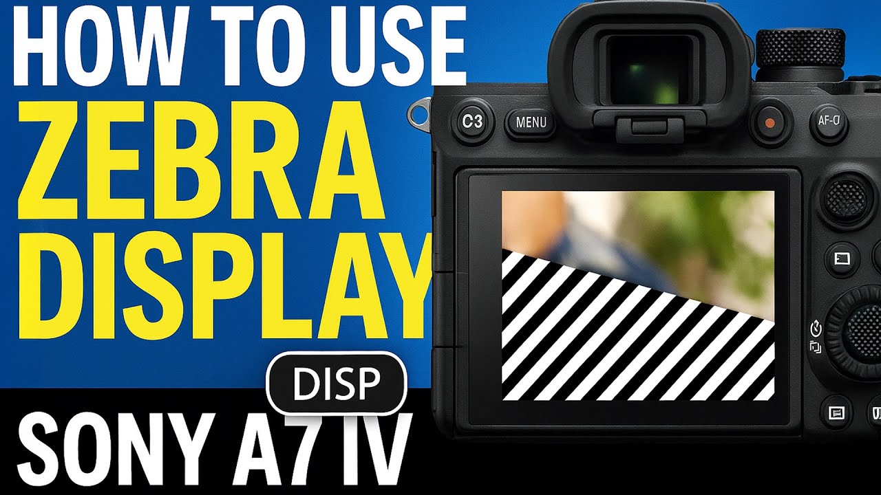 Как использовать дисплей Zebra на Sony A7 IV (правильная экспозиция!)