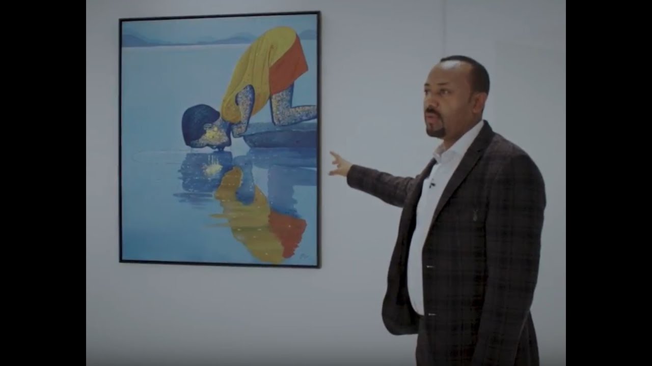 PM Abiy Ahmed Explaining Palace Project