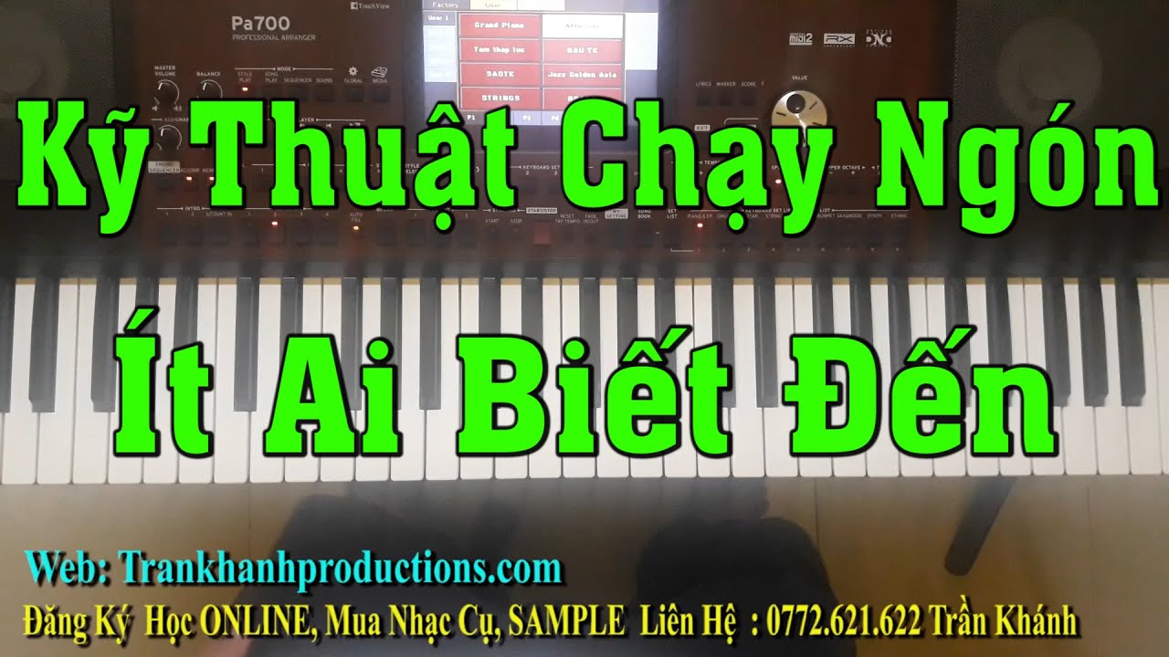 Kỹ thuật chạy ngón cơ bản nhất ít ai quan tâm và tập luyện | Hướng dẫn chi tiết Trần Khánh