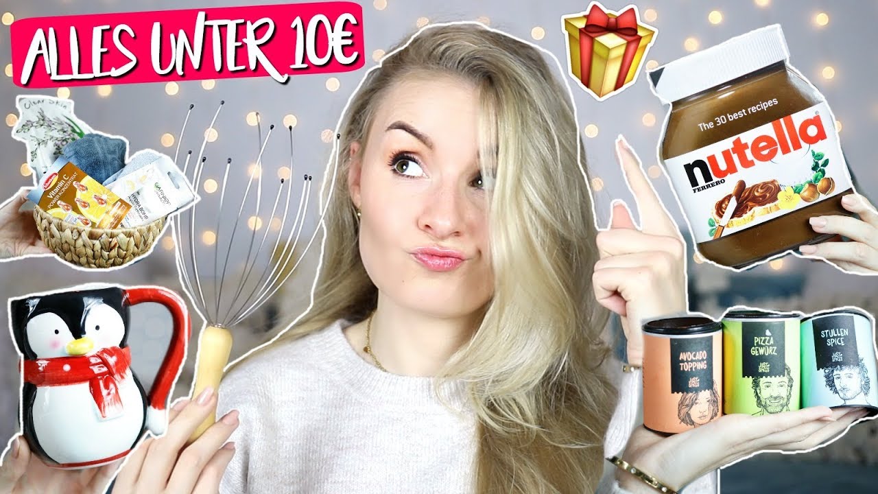 GENIAL 😁Die BESTEN GESCHENKIDEEN für JEDEN unter 10€ für WEIHNACHTEN🎁 🎄