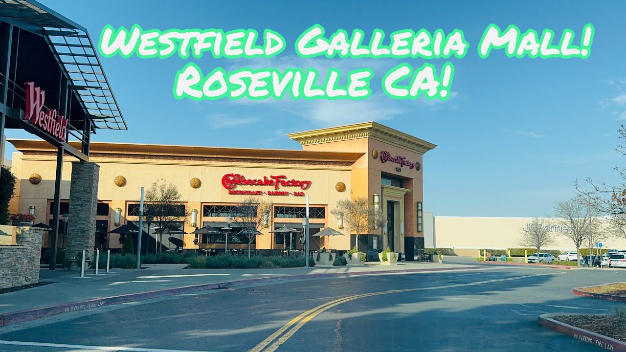WESTFIELD GALLERIA MALL PARKING LOT TOUR IN ROSEVILLE CA!