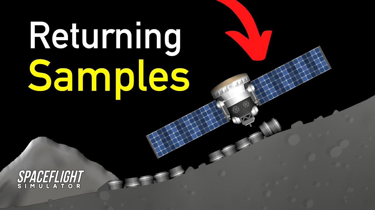 Returning 'Samples' From Captured Asteroid in Spaceflight Simulator