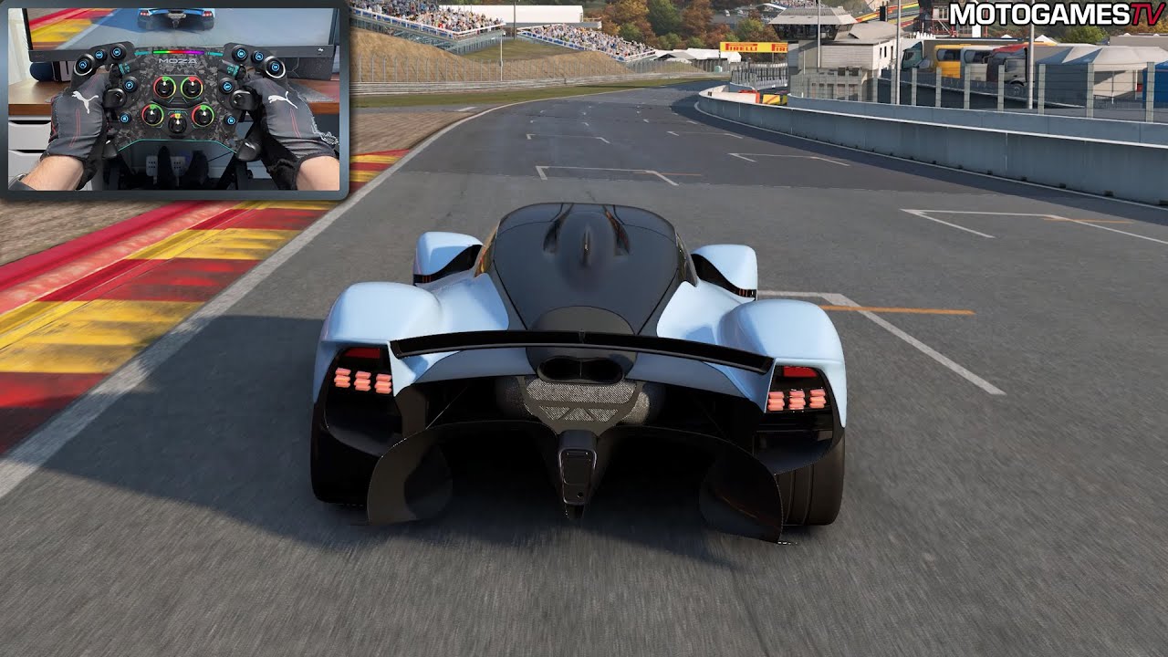 Automobilista 2 - Aston Martin Valkyrie at Spa-Francorchamps 2022 | Moza DD R9 Gameplay