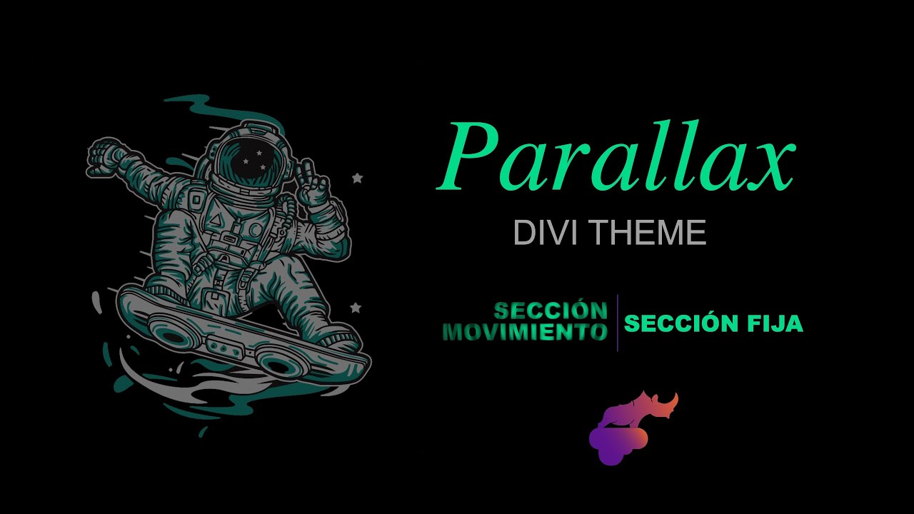 EFECTO PARALLAX WEB en DIVI /Scroll - Sección movimiento y fija sticky #DiviConwordpress 👍