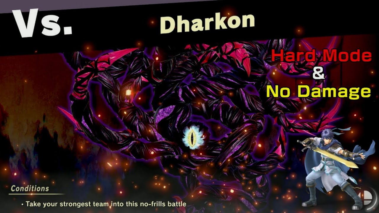 Super Smash Bros. Ultimate | World of Light - Dharkon Boss Fight (+ Hard Mode & No Damage)